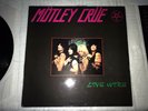 MOTLEY CRUE VERY RARE “LIVE WIRE” LP/VINYL SHOUT AT THE DEVIL.KISS IRON MAIDEN.