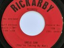 RARE Teen Rock 45 RICKI SANRO Uncle Sam /When Will I See You Again RICKARBY mp3