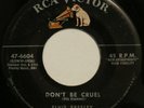 ELVIS PRESLEY Don’t Be Cruel / Hound Dog RCA 45 Error Label 1956 misprint HEAR