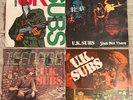 UK SUBS - SHE'S NOT + STRANGLEHOLD + TEENAGE + WARHEAD (4 x UK 7
