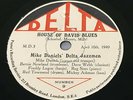 MIKE DANIELS' DELTA JAZZMEN-HOUSE OF DAVID BLUES-UK 1949 DELTA 10