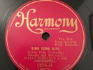 78 Harmony 1278-H - Wally Edwards Orchestra - Sing Song Girl - Jack Purvis? - E-