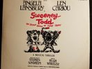 Original Cast Angela Lansbury SWEENEY TODD 2 Lp Vinyl Record Album + Book