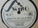 Disque 78 tours Django Reinhardt ..........  Rythme futur / Blues