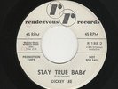 '62 Teen Rocker DICKEY LEE Stay True Baby/Dream Boy RENDEZVOUS 188 M- DJ HEAR