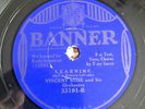 BENNY GOODMAN MODERNISTS 1934 Banner 78 Stars Fell On Alabama VG+ cond.