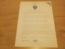 THE BEATLES  12  LOVE ME DO  rare promo letter    ex plus