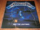 Metallica LP Ride The Lightning Roadrunner Records ?– RR 9848 Vinyl 1984 OIS
