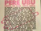 Pere Ubu - Drive, He Said 1994-2002 4 LP (vinyl)