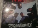 NWA - Straight Outta Compton 1988 UK 10-track Vinyl LP