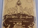 Rare Early Vintage Set of Walt Disney Snow White & Seven Dwarfs HMV Records 1938