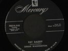 DINAH WASHINGTON: tv is the thing / fat daddy MERCURY 7