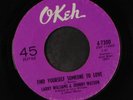 LARRY WILLIAMS & JOHNNY WATSON: find yourself somebody to love / nobody OKEH 7