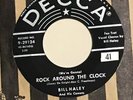 Bill Haley And His Comets Rock Around The Clock on Decca VG++ R&R 45