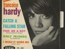 EP FRANÇOISE HARDY en ANGLAIS : *CATCH A FALLING STAR* VOGUE - 1964 (LANGUETTE)
