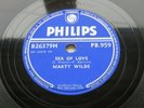 MARTY WILDE 1959  UK 78     SEA OF LOVE      TEENAGE TEARS    PHILIPS PB.959