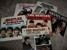THE BEATLES- 45 RPM- RECORD SLEEVES -ONLY- (NO RECORDS) ALSO CCR/MONKEES SLEEVES