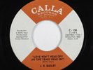 Crossover Soul 45 J. R. BAILEY Love Won't Wear Off CALLA VG++/VG+ HEAR