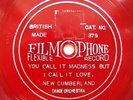 78rpm AL BOWLLY & NEW CUMBERLAND DANCE ORCH. You Call It Madness RARE FILMOPHONE