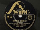 GRAPPELLY ET DJANGO REINHARDT i've found a new baby DISQUE 78 TOURS / RPM SWING