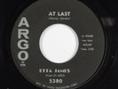 Deep Soul 45 ETTA JAMES At Last ARGO VG++ HEAR