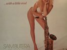 SAM BUTERA and the WILDEST - BODY AND SAX - LP COVER SIGNED ON BACK