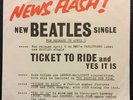 The BEATLES Ticket To Ride 45 Parlophone R5265 Holland Promo Picture Sleeve 1965