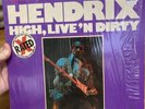 Jimi Hendrix High Live And Dirty Vinyl Record Jim Morrison Red Rare Nutmeg