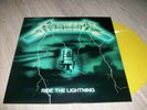 METALLICA RARE LP COULEUR RIDE THE LIGHTNING EXCELLENT ETAT