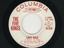 '64 R&B/DooWop/Teen FIVE KINGS Light Bulb/Don't Send Me Away M- DJ HEAR BOTH