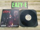 EAZY-E - EAZY DUZ IT (DR DRE) BRLP535 1988 OG UK Press Vinyl LP NWA DJ YELLA EX
