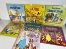7X Vintage 1960s WALT DISNEY Movies DISNEYLAND RECORDS 33RPM LP STORY & VINYL -
