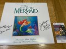 The Little Mermaid OST Vinyl LP Signed By Jodi Benson & Christopher With JSA