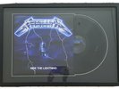 Metallica Ride the Lightning Vinyl LP Record Framed