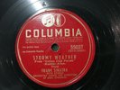 Vintage COLUMBIA Frank Sinatra  Stormy Weather  Ol' Man River 55037  78 RPM  12