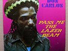 1st Press DON CARLOS LP - PASS ME THE LAZER BEAM on World Enterprize label