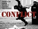 CONFLICT - THERE'S NO POWER WITHOUT CONTROL - THE SINGLES-Double Vinyl LP -Br...