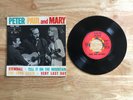 IMPORT Peter Paul And Mary Stewball 7” 45 RPM EP WARNER BROS WEP-1430 France