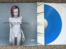 MARILYN MANSON MECHANICAL ANIMALS LP ORIGINAL 1st press WHITE BLUE VINYL NM