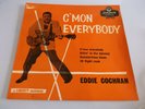 EDDIE COCHRAN  7 rare SLEEVE ONLY  cmon everybody   EP  SUPERB EXCELLENT PLUS