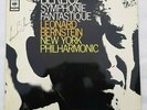 LEONARD BERNSTEIN Autograph on LP Berlioz/Symphonie Fantastique (CBS SPR 21)