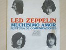 LED ZEPPELIN - MUCHISIMO AMOR (WHOLE LOTTA LOVE) TOP RARE HISPAVOX SPAIN 1969 EX