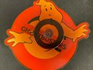 1984 VINTAGE GHOSTBUSTERS LOGO SHAPED VINYL RECORD *THEME/INSTRUMENTAL* 2621