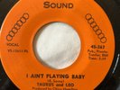 Taurus & Leo I Aint Playing Baby/Goin Out the World Funk Soul 45 on Velvet Sound