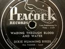 Dixie Humming birds 1952 GOSPEL 78 Wading Through Blood And Water PEACOCK 1594