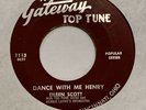 EILEEN SCOTT & FOUR JACKS Dance With Me Henry R&B ROCKER ROCKABILLY 45 VG++
