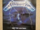 METALLICA RIDE THE LIGHTNING ORIGINAL VINYL LP MUSIC FOR NATIONS 1ST PRESS