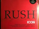 RUSH ICON Canada Clear Translucent Vinyl Red Splatter Geddy Lee Neil Peart Moon