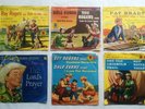 (6) ROY ROGERS / Dale Evans 78 RPM Records w/PICTURE SLEEVES Happy Trails +++