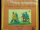 Bach: Sonata No. 3 / Partita No. 3 - Devy Erlih **Original Disques Ades ED1 LP**